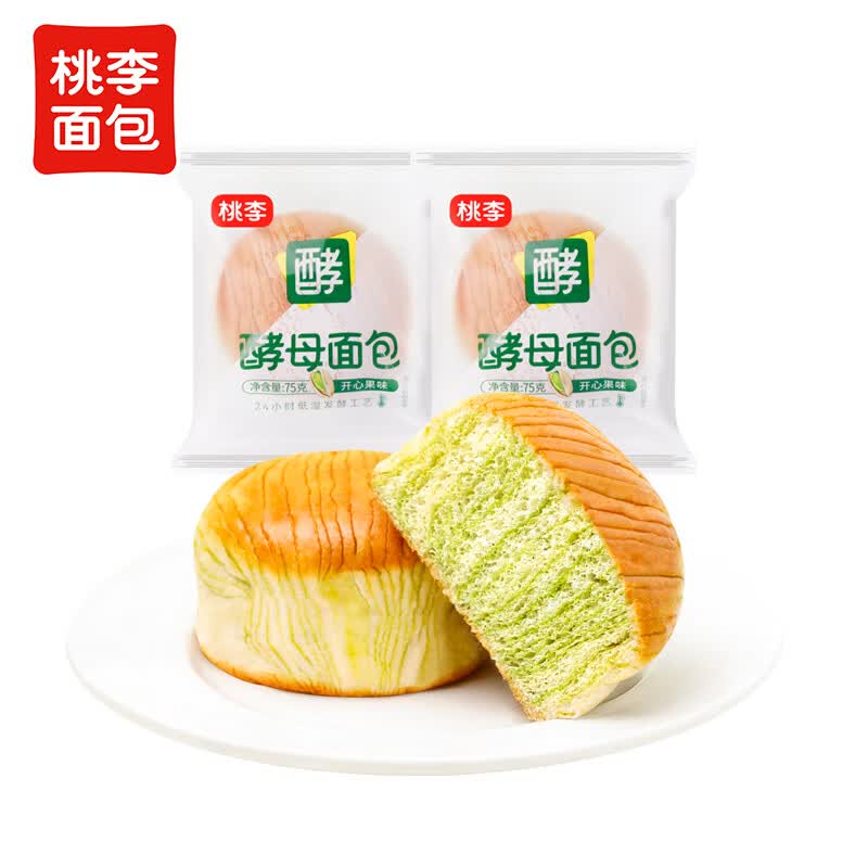 试用桃李酵母面包开心果味300g2首单5.6