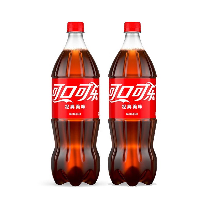 可口可乐大瓶家庭装①可乐1L*2瓶