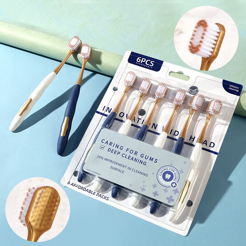 洋臣 宽头高密软毛牙刷18只