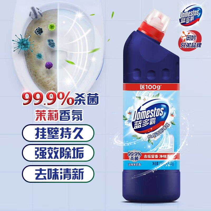 自营蓝多霸 洁厕灵马桶清洁剂 600g
